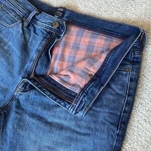 J. Crew lined Jeans